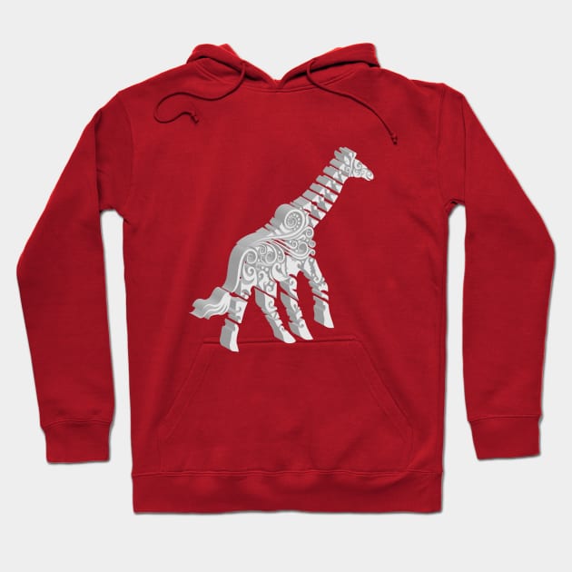 Giraffe 3D Hoodie by tsign703